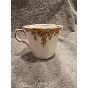 Vintage Melda Bone China Art Deco Made In England Tea Cup